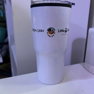 Source Unknown White Travel Mug